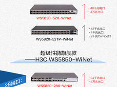 应“云”而生 一图读懂H3C WS58系列交换机