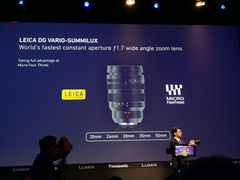 松下宣布开发了全球首款恒定光圈F1.7 10-25mm广角变焦镜头