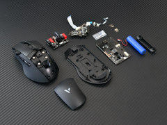 中端价格旗舰用料 雷柏VT350游戏鼠标拆解