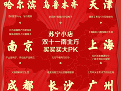 苏宁小店双十一战报：订单量环比日常暴增10倍