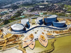 科技美学融合建筑艺术，“茉莉花”绽放福州三江口