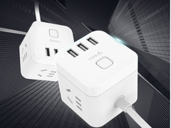 灵动简约小而强大，公牛魔方USB充电器