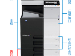 智能又高效 柯尼卡美能达buzhub C368 彩色多功能复合机京东52394元