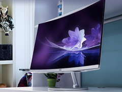 梦幻水晶加持的美丽舞者 AOC C32V1QDS曲面显示器京东秒杀价1249元