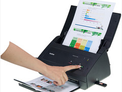 时尚小巧！兄弟馈纸式双面扫描仪