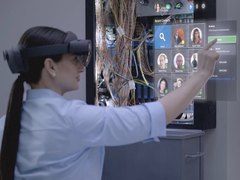 微软新一代HoloLens实机谍照曝光：更小巧无线缆