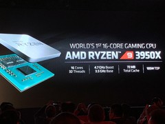 AMD发布三代锐龙全系处理器 锐龙9 3950X处理器震撼亮相
