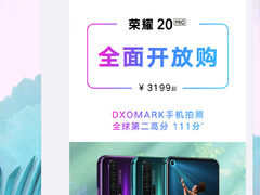 发货风波切底解决 荣耀20 PRO全面开放购买