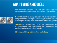 性能更进一步 英特尔推出更多第十代酷睿移动处理器新品