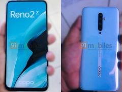 全员曝光！OPPO Reno 2Z真机上手图曝光：全面屏+后置四摄