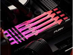 HyperX发布FURY DDR4 RGB雷电流光系列骇客神条