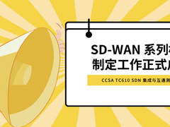 SD-WAN 系列标准制定工作正式启动