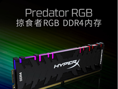炫酷灯效散热片 HyperX Predator DDR4 RGB套条售价769元