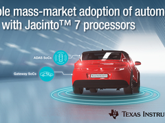 德州仪器发布新一代汽车处理器，解决ADAS与汽车网关应用计算挑战