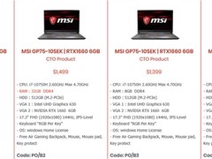 17英寸微星新品游戏本曝光：搭载7-10750H，睿频高达5GHz