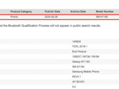 Galaxy A71 5G版本曝光，将在近期发布