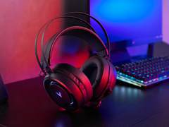 听声辨位ENC降噪，雷柏VH500C虚拟7.1声道游戏耳机视频