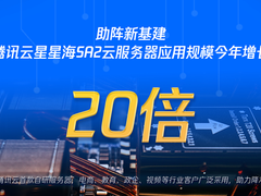 腾讯云星星海SA2云服务器应用规模增长20倍