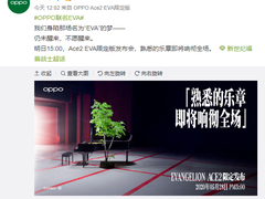 史上最深度联名之作来袭，Ace2 EVA定制机明日发布！