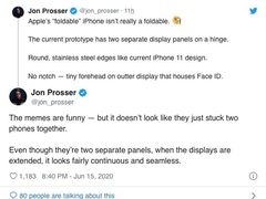 苹果也有折叠手机 行业明灯来了！