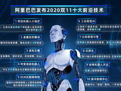 阿里发布2020双11十大前沿技术，机器人或将接管数据中心