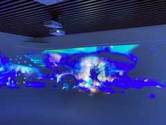 NEC骑士系列激光短焦投影机沉浸式展厅案例