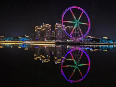 NEC英雄打造光影“魔树”扮靓蓉城不夜天