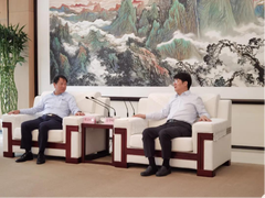 西安市政协主席、西咸新区党工委书记岳华峰会见维谛技术北亚区总裁祝金程