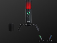 声色说唱 雷柏VS500双指向RGB背光游戏麦克风上市