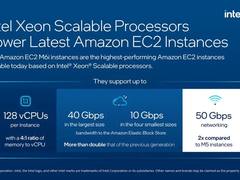 英特尔第三代至强可扩展处理器，赋能全新亚马逊弹性计算云通用实例