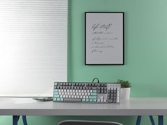 IP68级浪漫号 雷柏V530椰林莫吉托防水背光游戏机械键盘上市