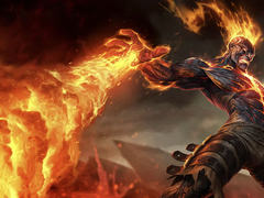 LOL复仇焰魂连招 雷柏VT960屏显双模无线RGB游戏鼠标宏定义驱动设置