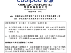 字节跳动股东SIG再出手！酷派成最具潜力的“价值洼地”？