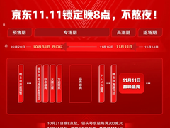 京东家电11.11晚8点掀起预售热潮 新世代崇尚潮货、健康、自由