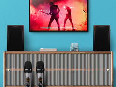 让客厅变成私人K吧和影院，惠威K800卡拉OK音响、M200Bar+Sub8B回音壁低音炮套装