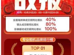 京东发布双11专业相机销量战报 你看懂了吗？