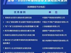 奇安信与人保财险合作案例入选信通院2021年度网络安全保险优秀案例