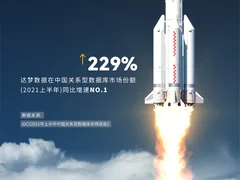 2021上半年达梦数据市场份额同比增速第一