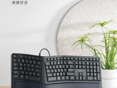 自然体验，舒适办公 雷柏NK8800人体工学有线键盘详解