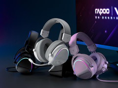 配RGB灯，雷柏VH650虚拟7.1声道游戏耳机星辰白上市