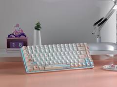 线性快银轴，雷柏MT510PRO多模式背光机械键盘喵萌假期上市