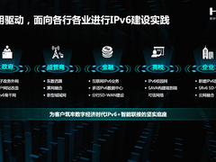 全球IPv6峰会丨新华三提出IPv6+规模化部署的六大能力支撑