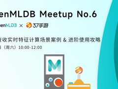 【Meetup预告】OpenMLDB＋37手游：一键查收实时特征计算场景案例及进阶使用攻略