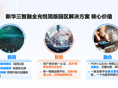 新华三发布智融全光悦简版园区网络解决方案