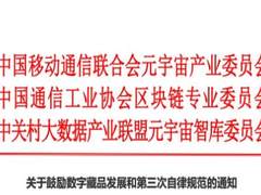 元宇宙产业委：推动我国数字藏品产业健康有序规范发展