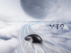 78g+原相3399引擎+160小时续航， 雷柏VT9轻量化有线无线电竞游戏鼠标图赏