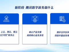 腾讯发布数字政务核心产品体系,多方位助力政府数字化转型
