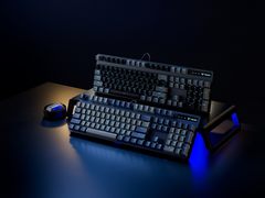 21种冰蓝背光 雷柏V580防水背光游戏机械键盘钢铁迷城&迷境森林图赏