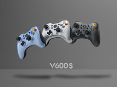 手游端游，客厅娱乐，雷柏V600S双模无线振动游戏手柄视频