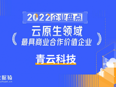 青云科技入选中国云原生领域最具商业合作价值企业